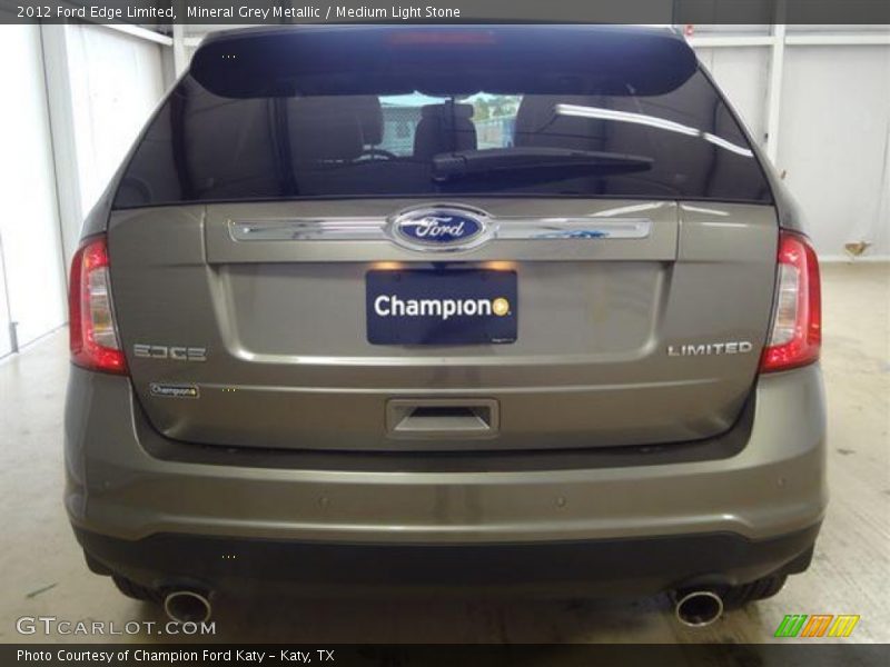 Mineral Grey Metallic / Medium Light Stone 2012 Ford Edge Limited
