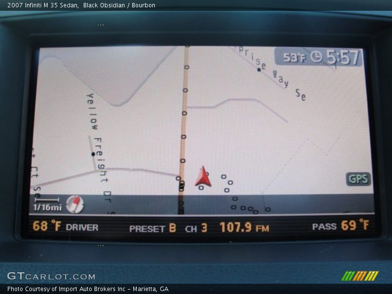 Black Obsidian / Bourbon 2007 Infiniti M 35 Sedan