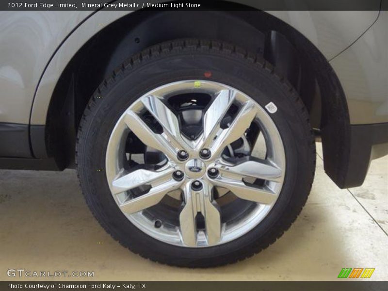 Mineral Grey Metallic / Medium Light Stone 2012 Ford Edge Limited