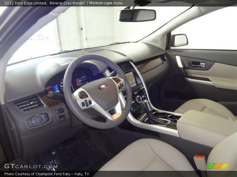 Mineral Grey Metallic / Medium Light Stone 2012 Ford Edge Limited