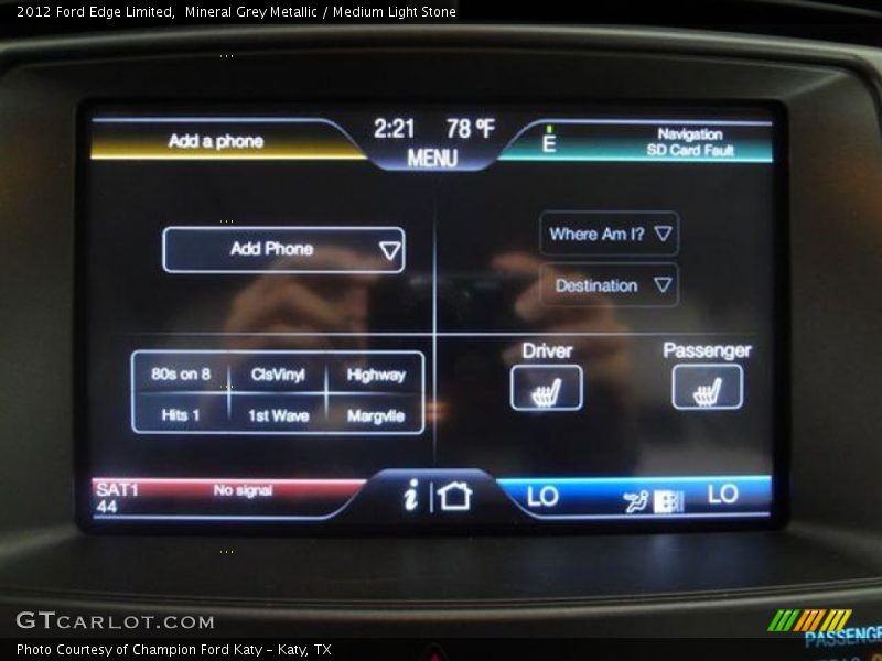 Mineral Grey Metallic / Medium Light Stone 2012 Ford Edge Limited