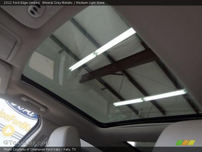 Mineral Grey Metallic / Medium Light Stone 2012 Ford Edge Limited