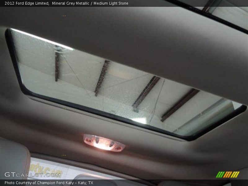 Mineral Grey Metallic / Medium Light Stone 2012 Ford Edge Limited