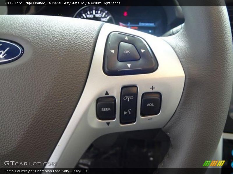Mineral Grey Metallic / Medium Light Stone 2012 Ford Edge Limited
