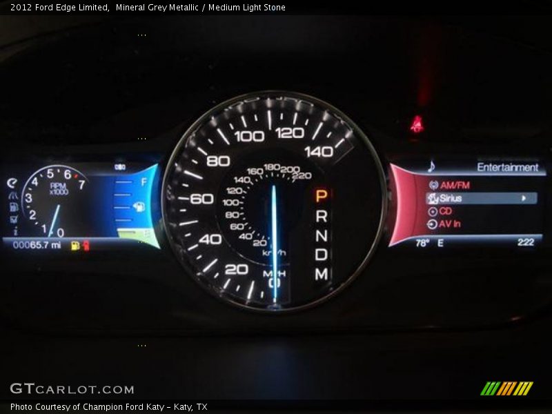 Mineral Grey Metallic / Medium Light Stone 2012 Ford Edge Limited