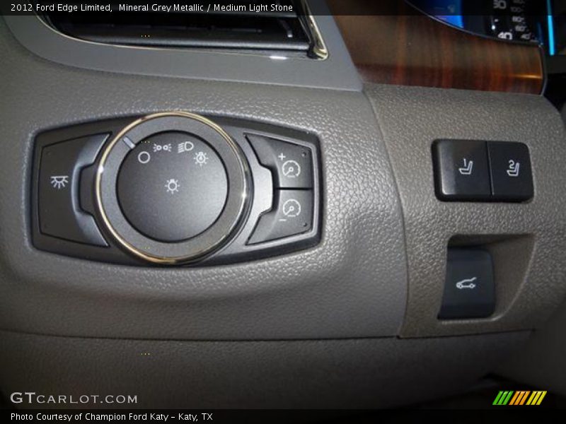 Mineral Grey Metallic / Medium Light Stone 2012 Ford Edge Limited