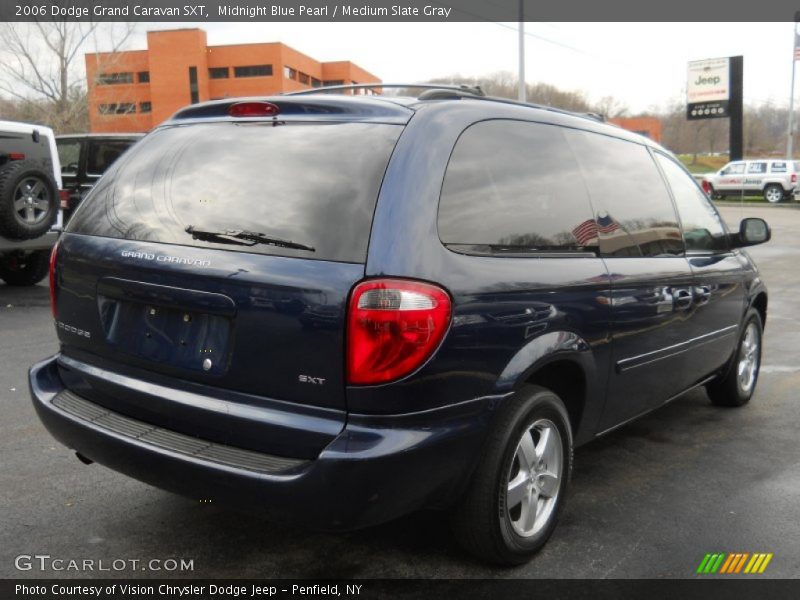 Midnight Blue Pearl / Medium Slate Gray 2006 Dodge Grand Caravan SXT