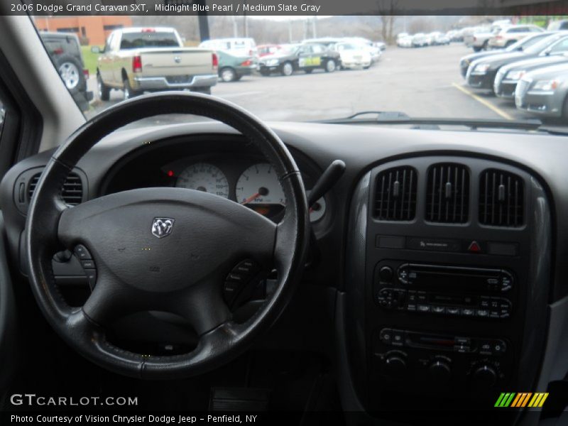 Midnight Blue Pearl / Medium Slate Gray 2006 Dodge Grand Caravan SXT