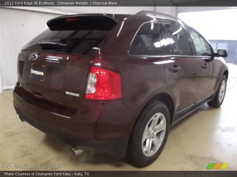 Cinnamon Metallic / Charcoal Black 2012 Ford Edge SE EcoBoost