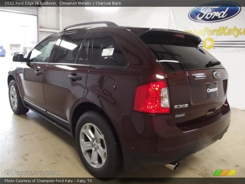 Cinnamon Metallic / Charcoal Black 2012 Ford Edge SE EcoBoost