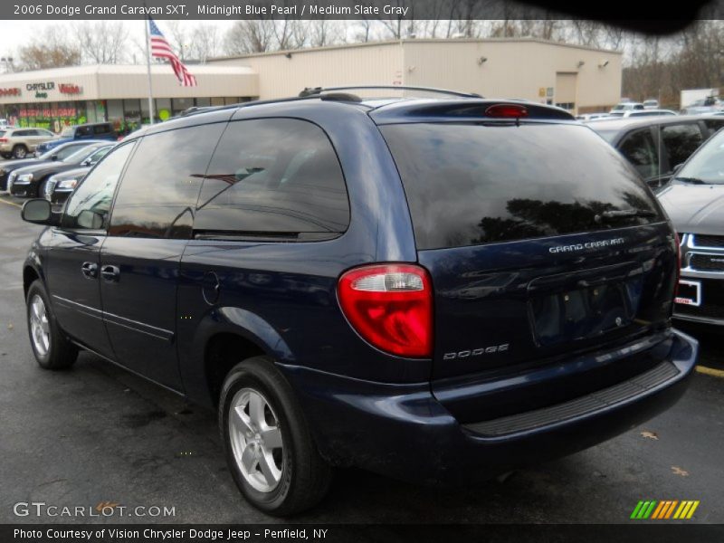 Midnight Blue Pearl / Medium Slate Gray 2006 Dodge Grand Caravan SXT