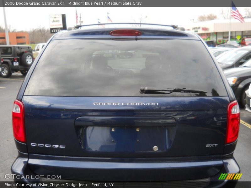 Midnight Blue Pearl / Medium Slate Gray 2006 Dodge Grand Caravan SXT