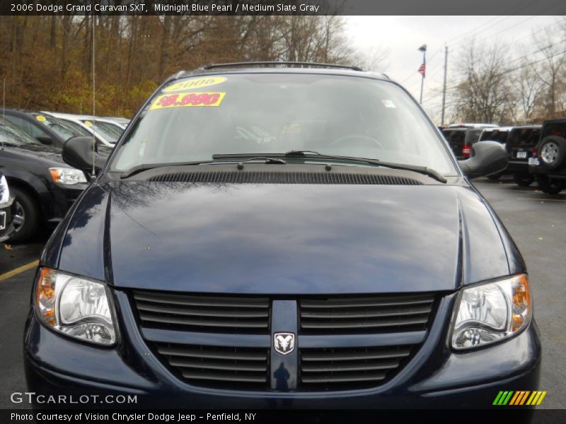 Midnight Blue Pearl / Medium Slate Gray 2006 Dodge Grand Caravan SXT
