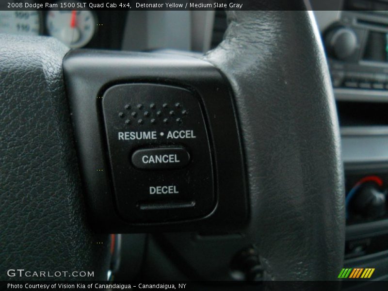 Detonator Yellow / Medium Slate Gray 2008 Dodge Ram 1500 SLT Quad Cab 4x4