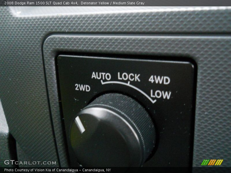 Detonator Yellow / Medium Slate Gray 2008 Dodge Ram 1500 SLT Quad Cab 4x4