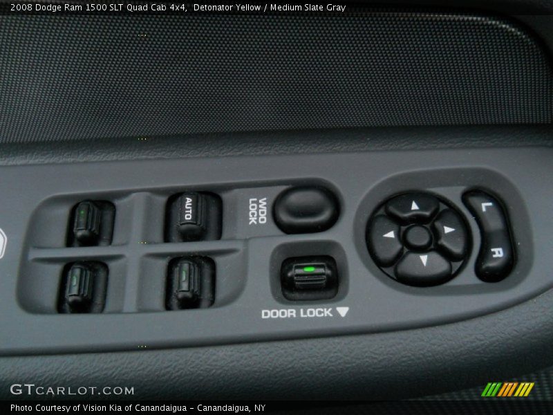 Detonator Yellow / Medium Slate Gray 2008 Dodge Ram 1500 SLT Quad Cab 4x4