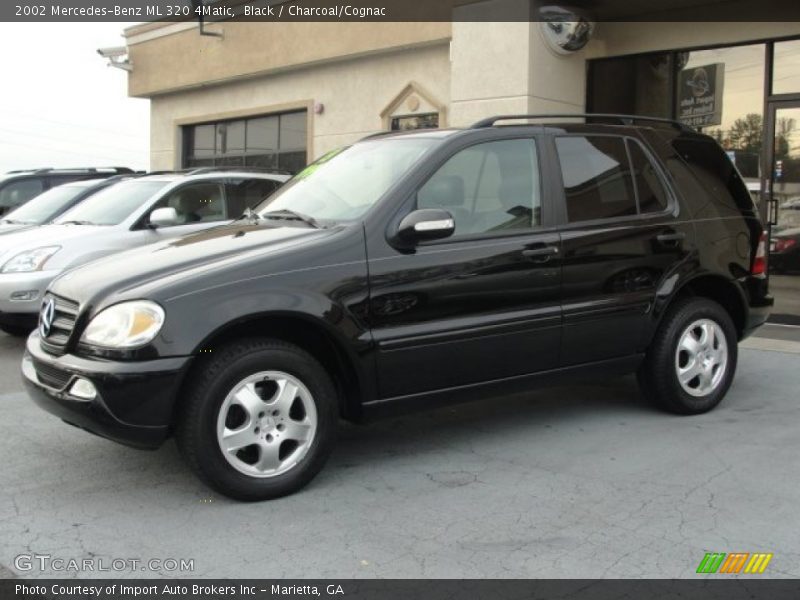 Black / Charcoal/Cognac 2002 Mercedes-Benz ML 320 4Matic