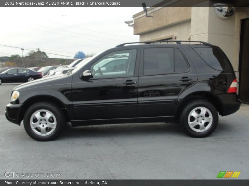Black / Charcoal/Cognac 2002 Mercedes-Benz ML 320 4Matic