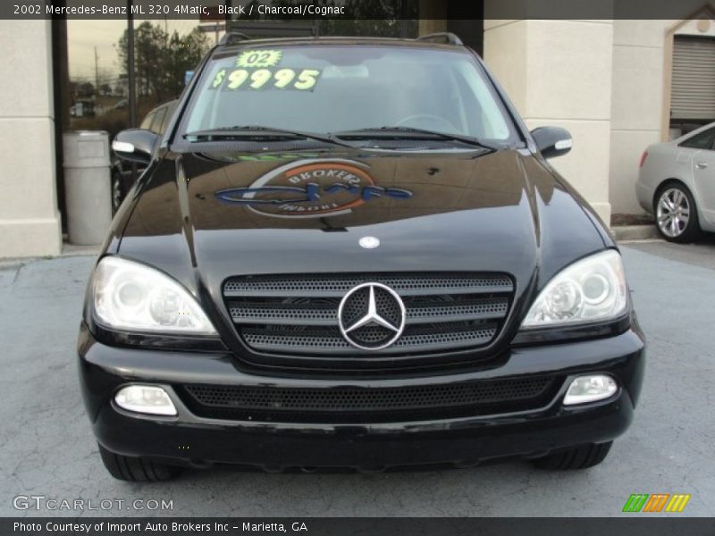 Black / Charcoal/Cognac 2002 Mercedes-Benz ML 320 4Matic