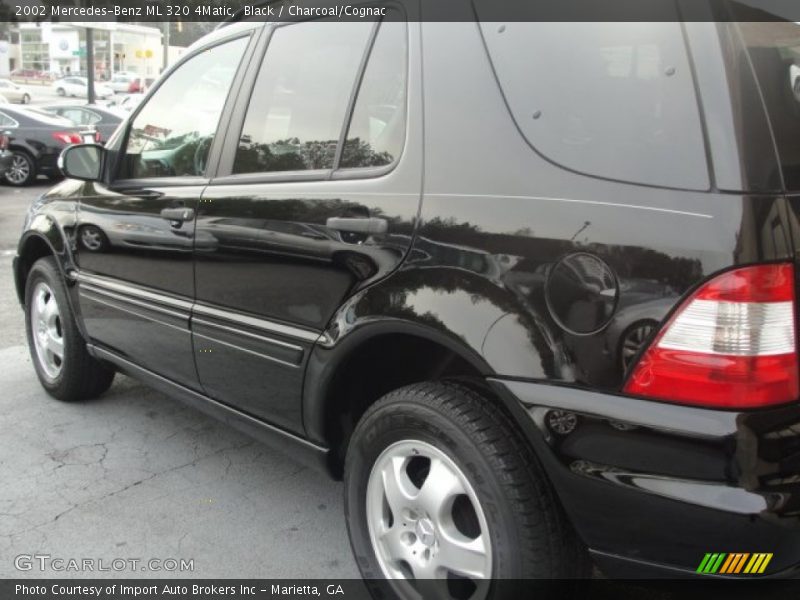 Black / Charcoal/Cognac 2002 Mercedes-Benz ML 320 4Matic