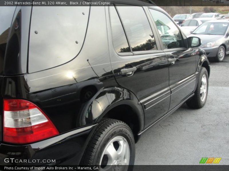 Black / Charcoal/Cognac 2002 Mercedes-Benz ML 320 4Matic