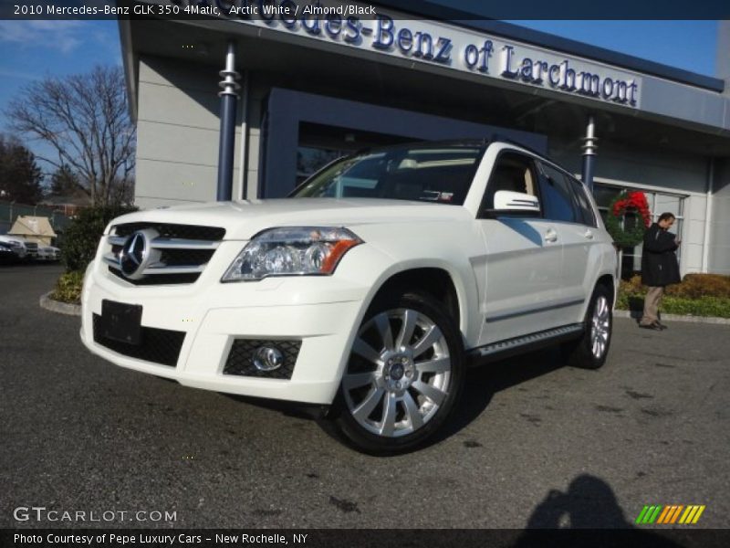 Arctic White / Almond/Black 2010 Mercedes-Benz GLK 350 4Matic