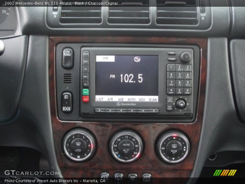 Black / Charcoal/Cognac 2002 Mercedes-Benz ML 320 4Matic