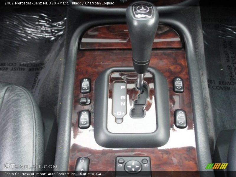 Black / Charcoal/Cognac 2002 Mercedes-Benz ML 320 4Matic