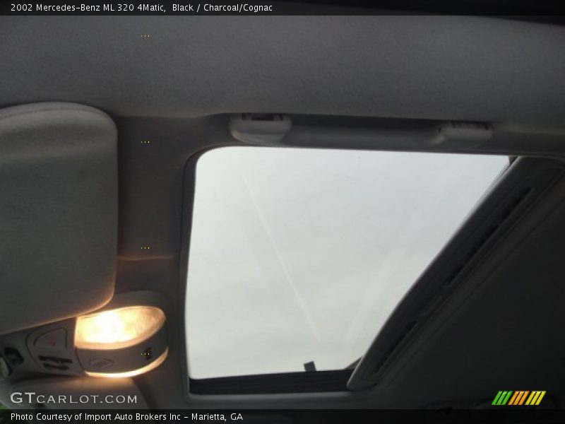 Black / Charcoal/Cognac 2002 Mercedes-Benz ML 320 4Matic
