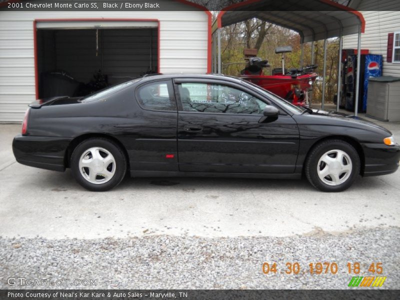 Black / Ebony Black 2001 Chevrolet Monte Carlo SS