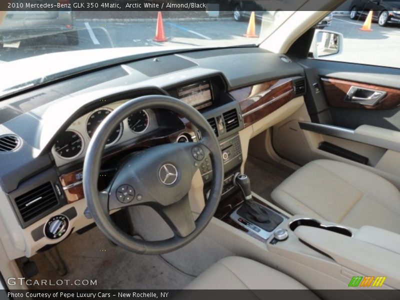 Arctic White / Almond/Black 2010 Mercedes-Benz GLK 350 4Matic