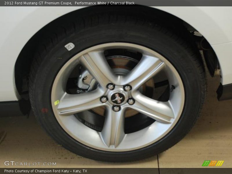 Performance White / Charcoal Black 2012 Ford Mustang GT Premium Coupe