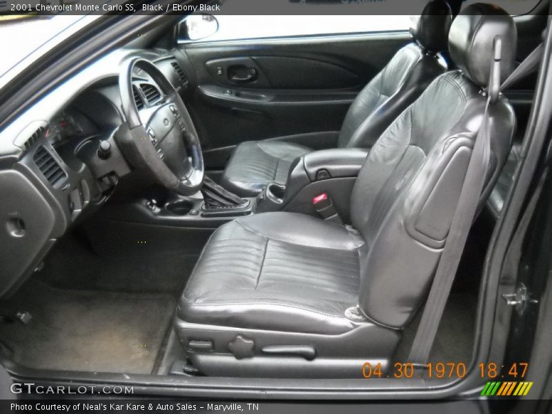 Black / Ebony Black 2001 Chevrolet Monte Carlo SS