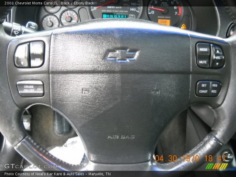 Black / Ebony Black 2001 Chevrolet Monte Carlo SS
