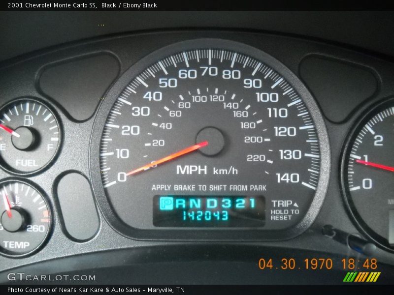  2001 Monte Carlo SS SS Gauges