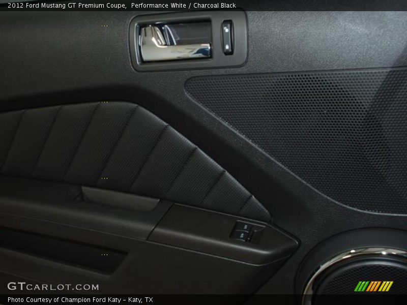 Performance White / Charcoal Black 2012 Ford Mustang GT Premium Coupe