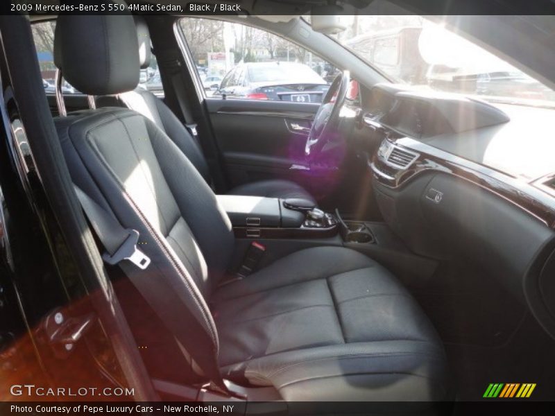Black / Black 2009 Mercedes-Benz S 550 4Matic Sedan