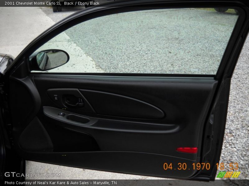 Black / Ebony Black 2001 Chevrolet Monte Carlo SS