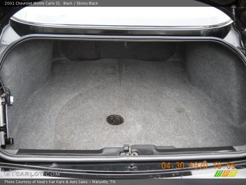 Black / Ebony Black 2001 Chevrolet Monte Carlo SS