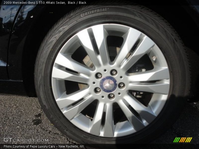 Black / Black 2009 Mercedes-Benz S 550 4Matic Sedan