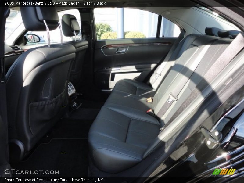 Black / Black 2009 Mercedes-Benz S 550 4Matic Sedan