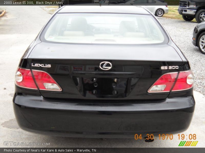 Black Onyx / Ivory 2003 Lexus ES 300