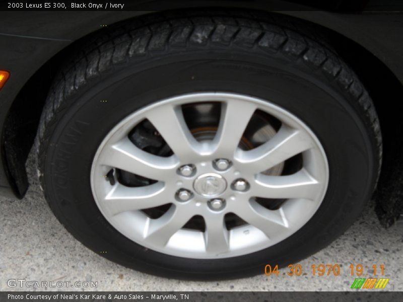 Black Onyx / Ivory 2003 Lexus ES 300