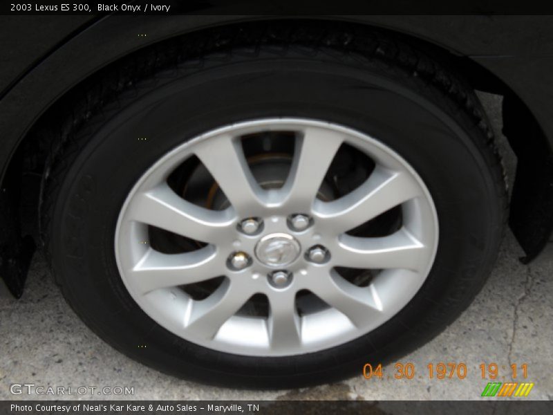 Black Onyx / Ivory 2003 Lexus ES 300