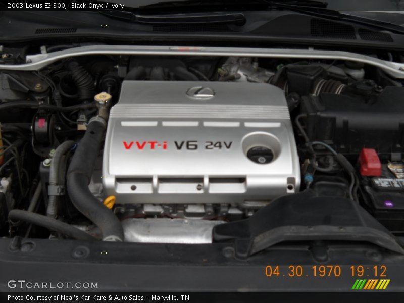 Black Onyx / Ivory 2003 Lexus ES 300