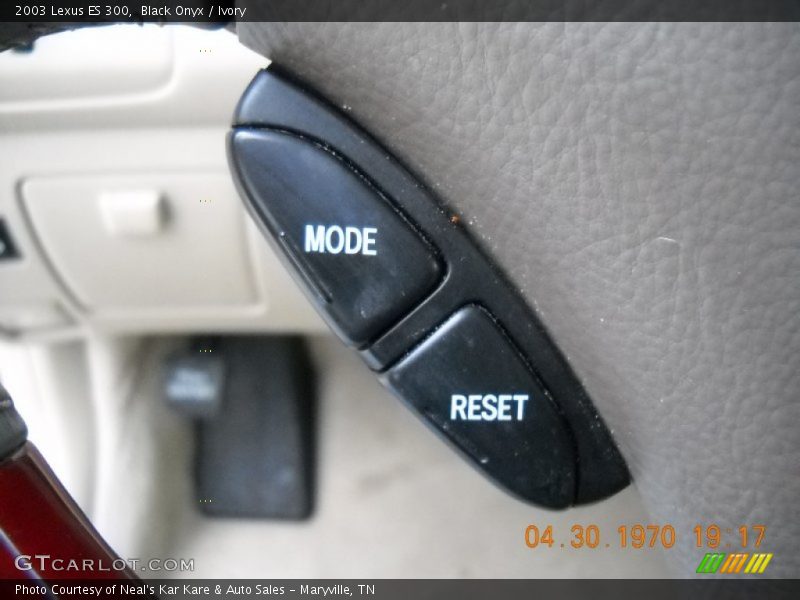 Black Onyx / Ivory 2003 Lexus ES 300