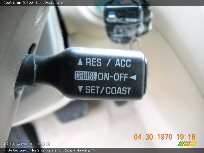 Black Onyx / Ivory 2003 Lexus ES 300