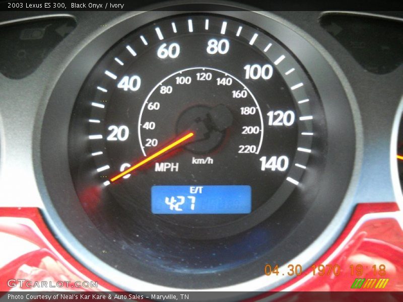 Black Onyx / Ivory 2003 Lexus ES 300