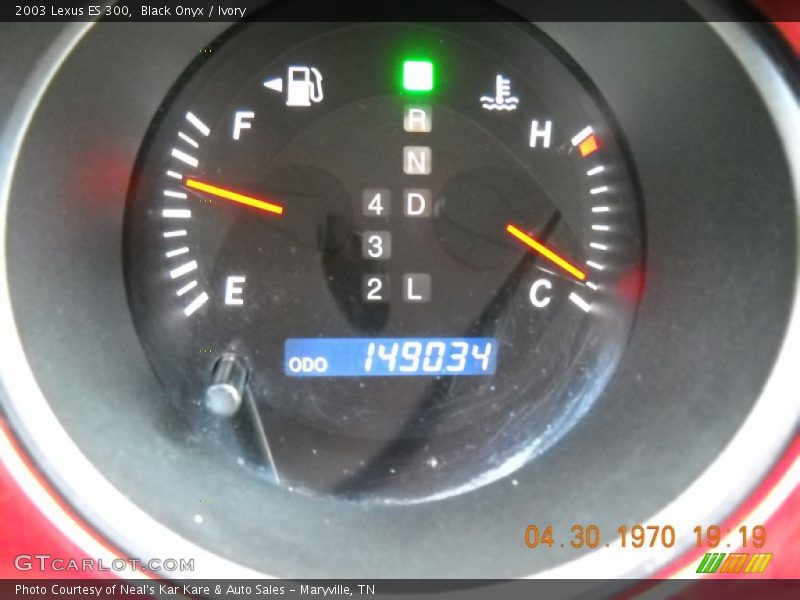 Black Onyx / Ivory 2003 Lexus ES 300