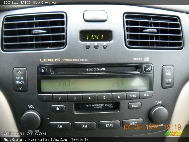 Black Onyx / Ivory 2003 Lexus ES 300